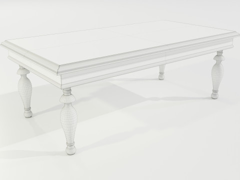 Classic Side Table 3D-Modell