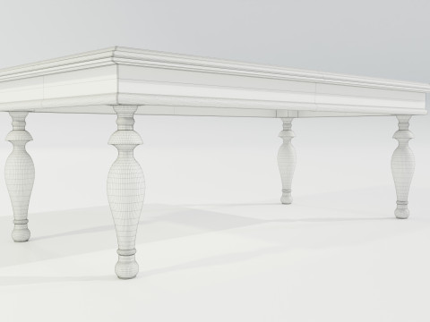 Classic Side Table 3D-Modell