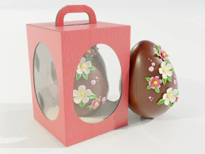 Прикрашене пасхальне яйце 3D Модель