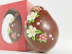 Decorated Easter Egg Modelo 3D