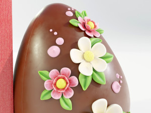 Decorated Easter Egg Modelo 3D