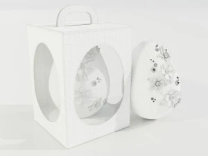 Прикрашене пасхальне яйце 3D Модель