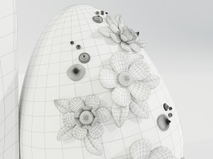 Decorated Easter Egg Modelo 3D