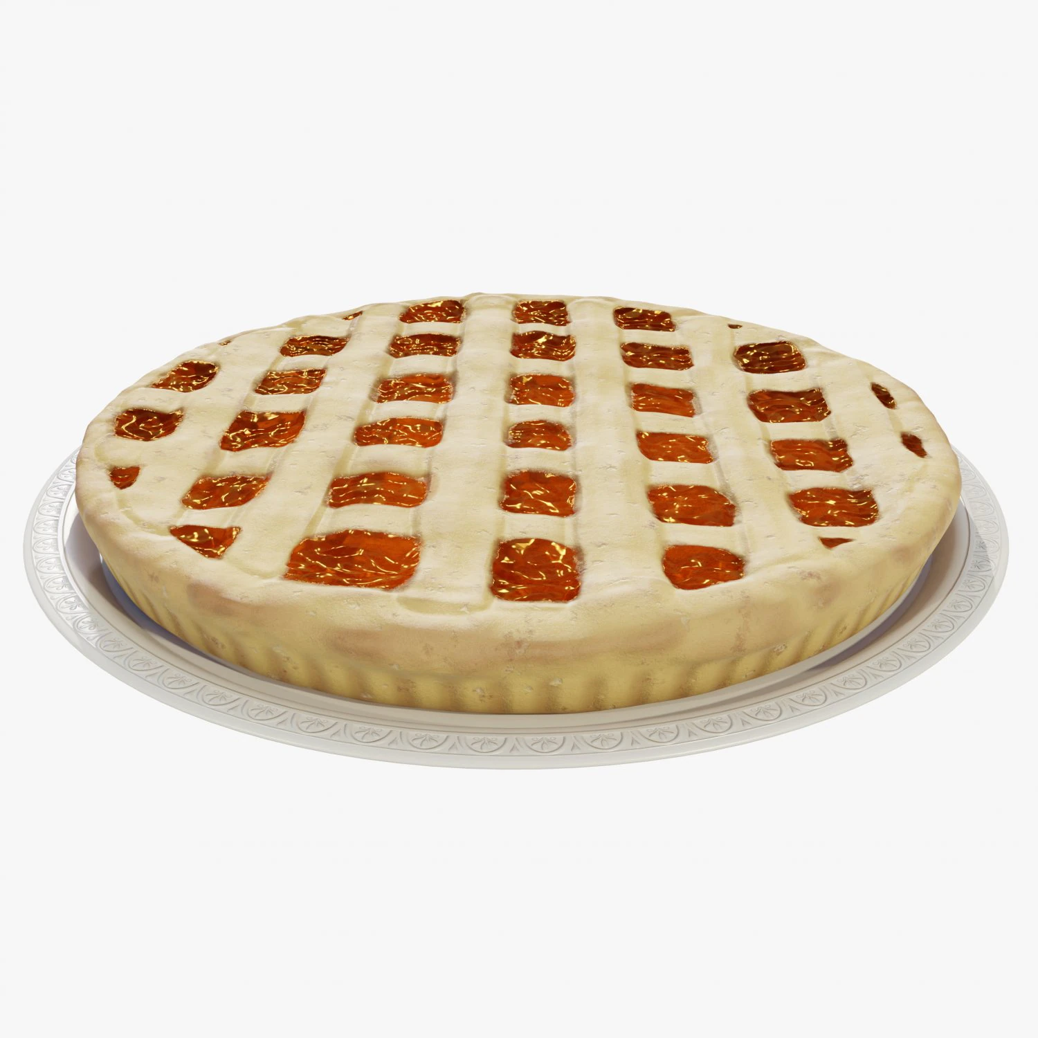 Jam Tart 3D Model .c4d .max .obj .3ds .fbx .stl .blend 
