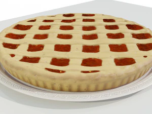 Jam Tart 3D Model