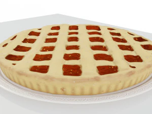 Jam Tart 3D Model