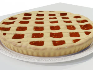 Jam Tart 3D Model