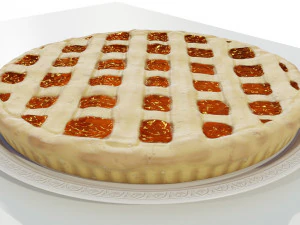 Jam Tart 3D Model