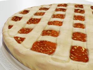 Jam Tart 3D Model