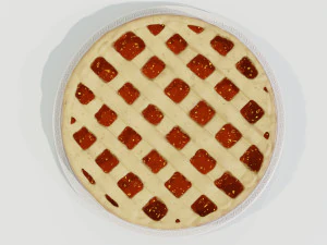 Jam Tart 3D Model