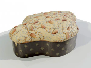Colomba di Pasqua Modello 3D