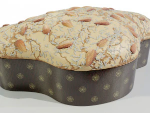 Colomba di Pasqua Modello 3D