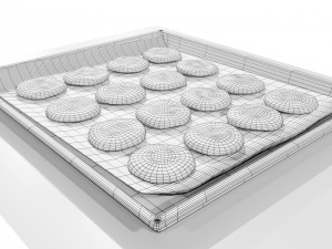 Tray with Cookies 3Dモデル