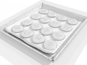 Tray with Cookies 3Dモデル