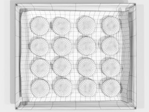Tray with Cookies 3Dモデル