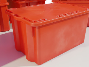 Plastic Crates 3D 모델