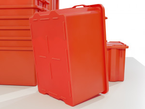 Plastic Crates 3D 모델