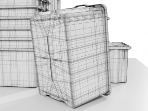 Plastic Crates 3D 모델