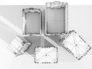 Plastic Crates 3D 모델