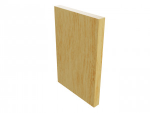 Wooden Deer Carved Board Model 3D