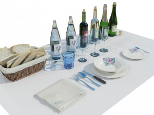 Tableware 3D 모델
