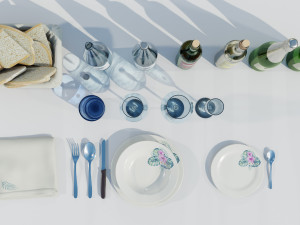 Tableware 3D 모델