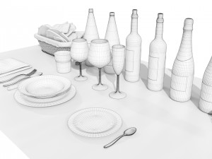 Tableware 3D 모델