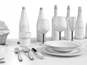Tableware 3D 모델