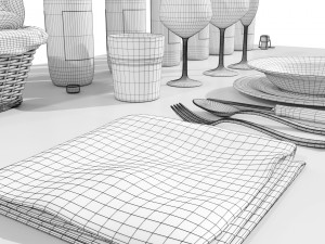 Tableware 3D 모델