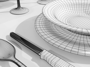 Tableware 3D 모델