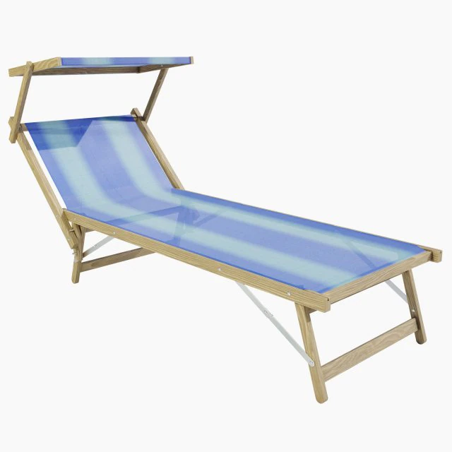 Chaise longue de plage Modèle 3D .c4d .max .obj .3ds .fbx .stl .blend 