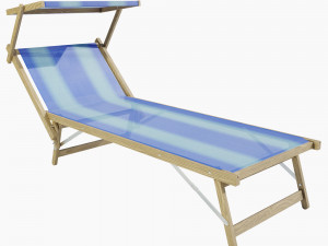 Beach Lounger 3D Модель