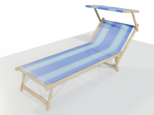 Beach Lounger 3D 模型