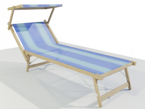 Beach Lounger 3D 模型
