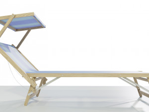 Beach Lounger 3D 模型