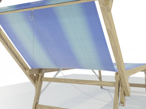Beach Lounger 3D 模型