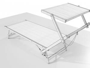 Beach Lounger 3D 模型