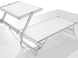 Beach Lounger 3D 模型