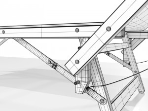 Beach Lounger 3D 模型