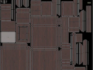 Dresser and Nightstands 3D Model