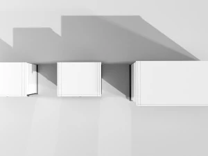 Dresser and Nightstands 3D Model