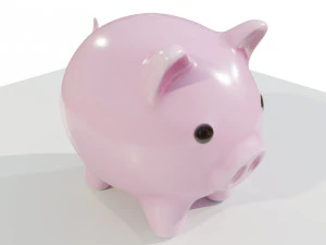 Piggy Bank 3D Model