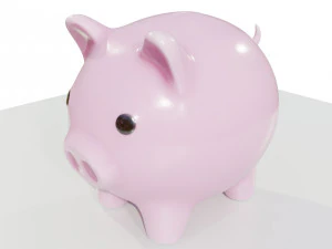 Piggy Bank 3D Model