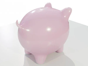 Piggy Bank 3D Model