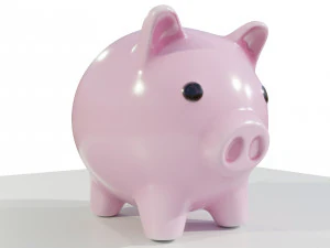 Piggy Bank 3D Model