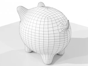 Piggy Bank 3D Model