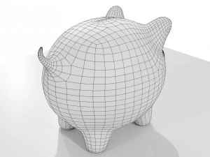 Piggy Bank 3D Model