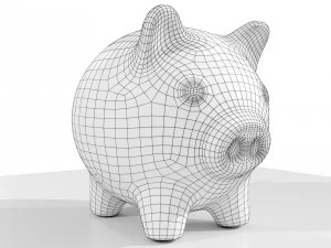 Piggy Bank 3D Model