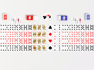 Standard 52-card deck of French-suited playing cards 3D मॉडल