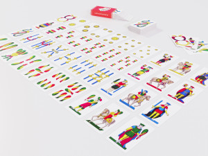 Italian Playing Cards 3D 模型
